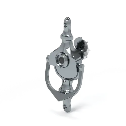 Door Knocker and Viewer Set, Urn Style (Includes Intumescent)