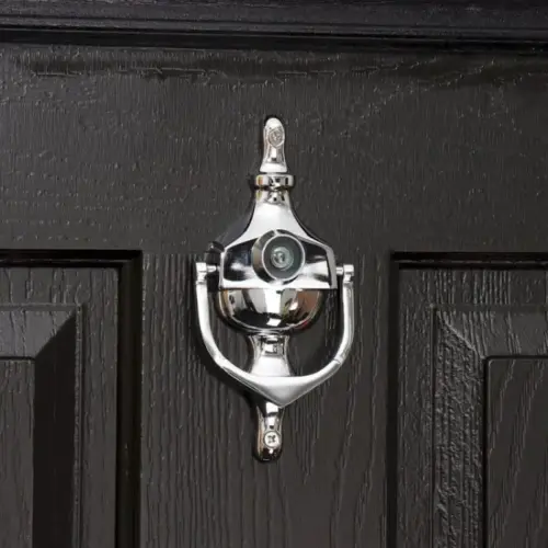 Door Knocker and Viewer Set, Urn Style (Includes Intumescent)