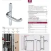 Lever Handle on Backplate 92mm RTD SS304