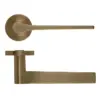 Zoo Hardware Gio Lever On Round Rose Door Handle