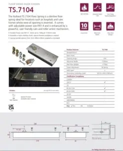 Rutland TS.7104 Floor Spring