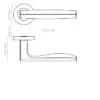 Zoo Hardware Appenine Lever On Round Rose Door Handle