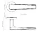 Zoo Hardware Aldo Lever On Round Rose Door Handle