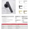 Zoo Hardware Aldo Lever On Round Rose Door Handle