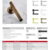 Zoo Hardware Favo Lever On Round Rose Door Handle