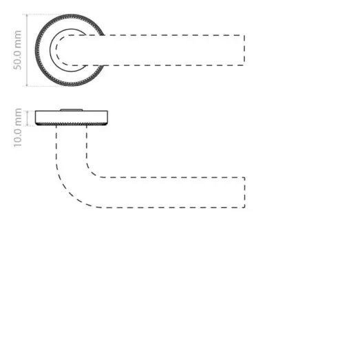 Zoo Hardware Spare Tempo Lever Round Rose Pack