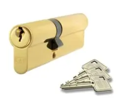 Eurospec Mp5 Euro Profile British Standard 5 Pin Double Cylinders, (Various Sizes) Polished Brass