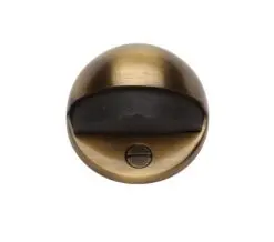 Heritage Brass Oval Floor Mounted Door Stop (47Mm Diameter), Antique Brass