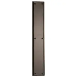 Heritage Brass Large Raised Finger Plate, Matt Bronze