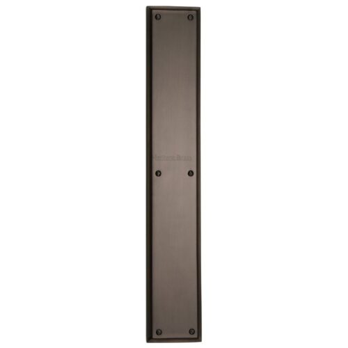 Heritage Brass Large Raised Finger Plate, Matt Bronze