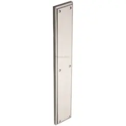 Heritage Brass Large Raised Finger Plate, Satin Nickel