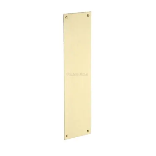 Heritage Brass Flat Fingerplate (305Mm X 76Mm), Satin Brass Finish
