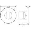 Frelan Hardware CRES CR-802 Thumb Turn & Lock