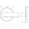 Frelan Hardware CRES CR-803 Thumb Turn & Lock