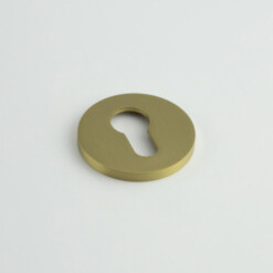 Frelan Hardware CRES Escutcheon 2 Keyway Round Rose Escutcheon