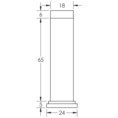Frelan Hardware CRES Wall Mounted Door Stop