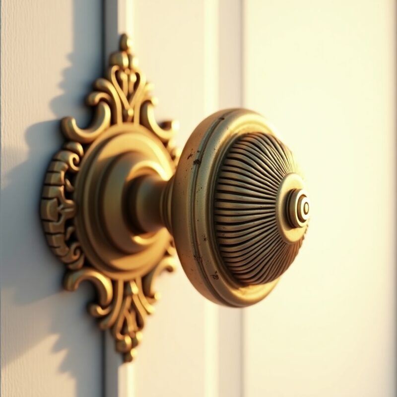 Antique Brass Door Knobs