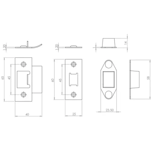 Accessory Packs for Heavy Duty Tubular Latches