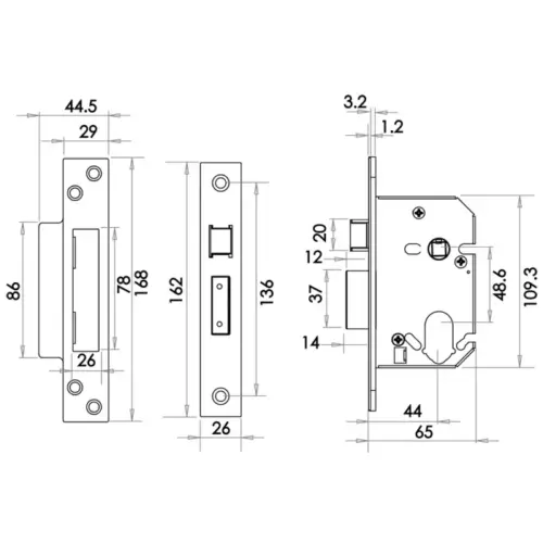 Oval Profile Sashlocks