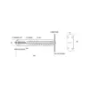 Concealed Door Closer with Radius Plate