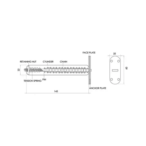 Concealed Door Closer with Radius Plate