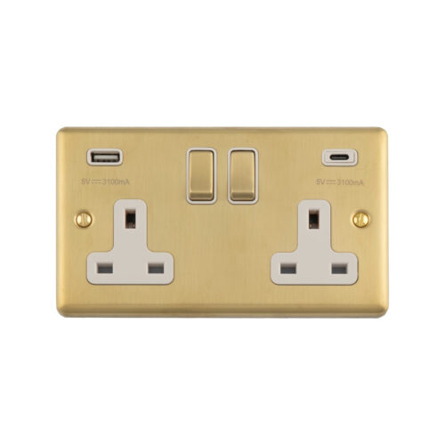 Enhance Decorative 2 Gang USBC Socket