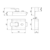 Contract Rim Cylinder Nightlatch