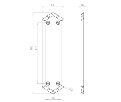 Porcelain Fingerplates