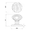 Dark Wood Door Knobs