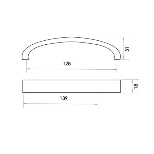 Lago Kitchen Cabinet Handles