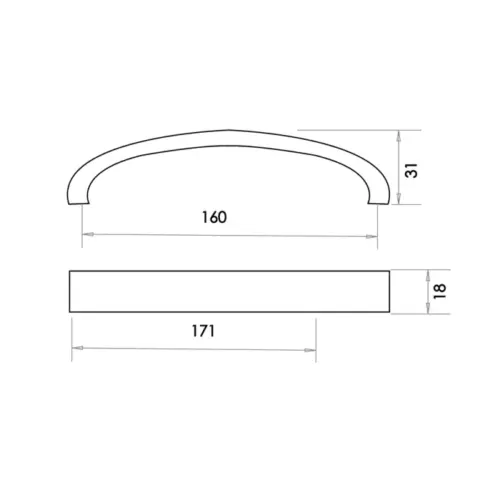Lago Kitchen Cabinet Handles