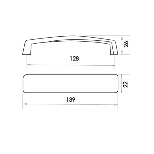 Twist Kitchen Cabinet handles