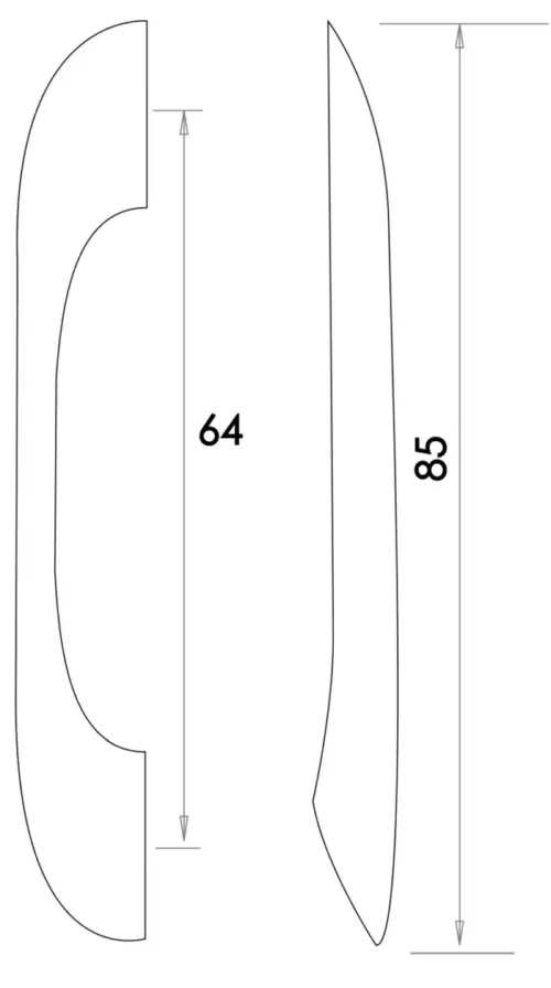 Liscio Kitchen Cabinet Handles