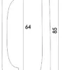 Arco Kitchen Cabinet Handles