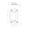 Brass Flush Pulls for Doors