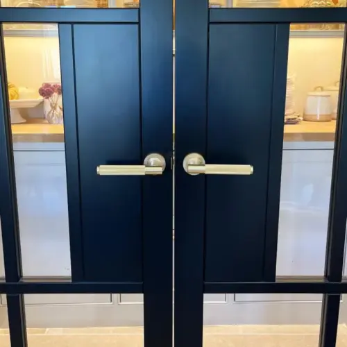 Bari Knurled Door Handles