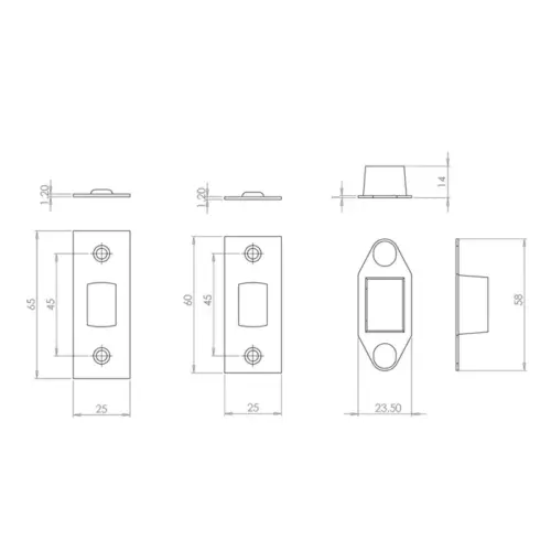 Accessory Packs for Heavy Duty Tubular Deadbolts