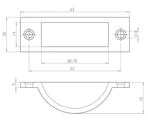 Brass Dust Proof Spring Floor Bolt Socket