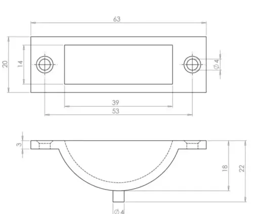 Brass Dust Proof Spring Floor Bolt Socket