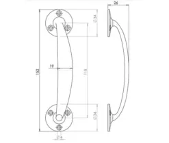 Bow Shape Pull Handles