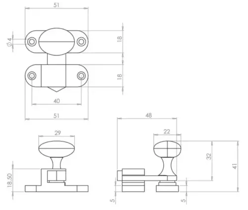 Throw Over Catch 54mm
