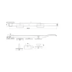 Modern Lockable Casement Stays