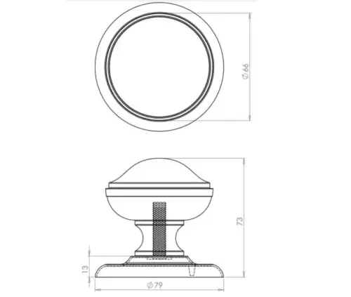 Belgravia Centre Door Knobs