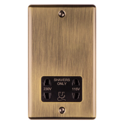 1 Gang shaver socket 230/115v