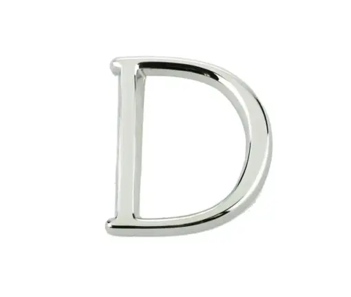 Frelan - JPC-D 50MM Pin Fix Letters Polished Chrome