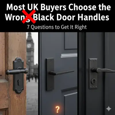black door handles