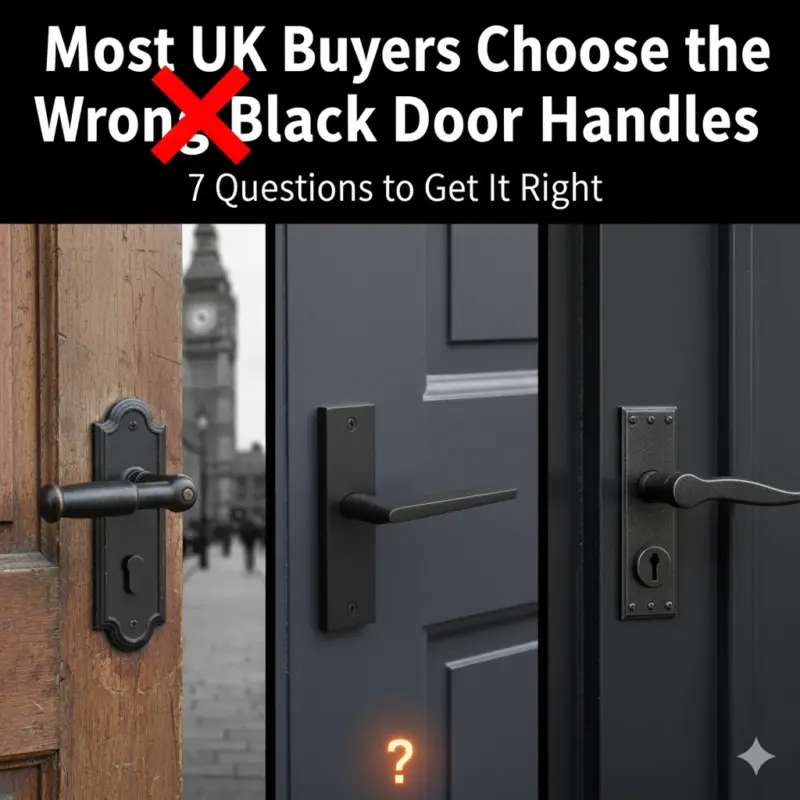 black door handles