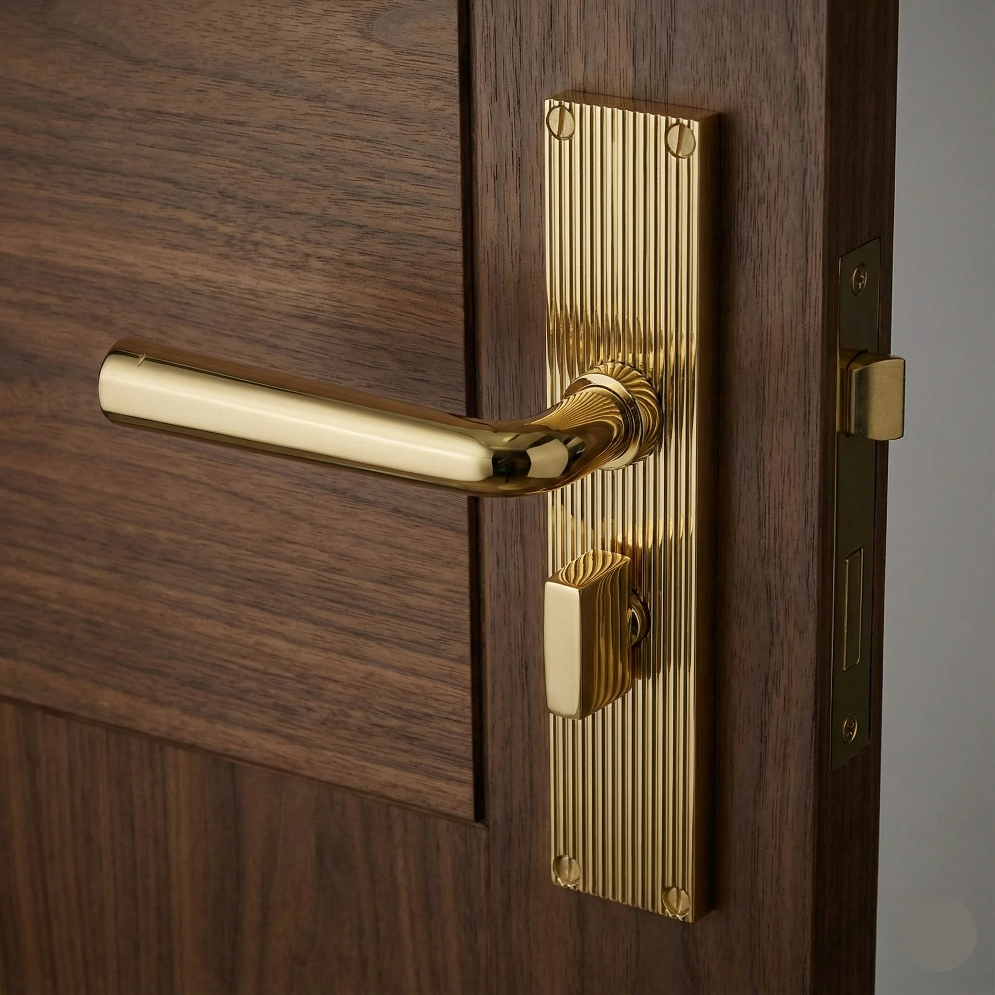 Smithson Luxury Slimline Interior Door Handle on Backplate - Image 2