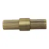 Knurled Linear T Cabinet Handle