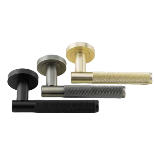 Knurled Door Handles - 136 x 65mm